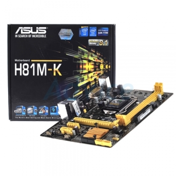 MAINBOARD (เมนบอร์ด) ASUS Socket 1150 H81M-K(BOX)