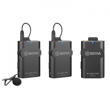 BOYA-BY-WM4-Pro-K2-Dual-Channel-ไมค์โครโฟน-ไร้สาย-มีระบบเครื่องส่งสัญญาณ-รับสัญญาณ