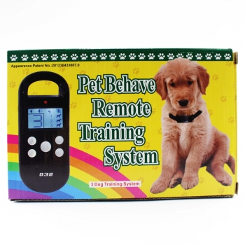 PET-BEHAVE-ปลอกคอฝึกสุนัข-พร้อมรีโมทคอนโทล-จอ-LCD