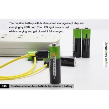 G-POWER-ถ่านชาร์จ-AA-มีช่องเสียบ-USB-2-ชิ้นคู่