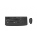 RAPOO-คีย์บอร์ด-X1900 WIRELESS COMBO SET-KB-1900-BK