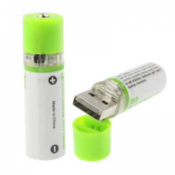 USB-แบตเตอรี่aa-ชาร์จ