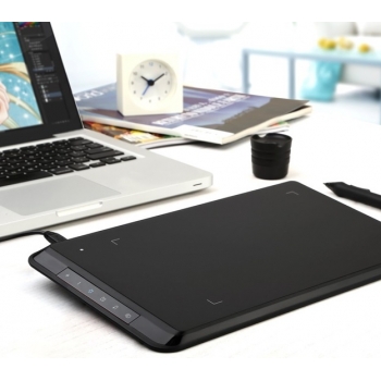 Ugee-แผ่น-Graphics-Tablet-6-คีย์ลัด-ปากกาดิจิตอลชาร์จได้-EX07
