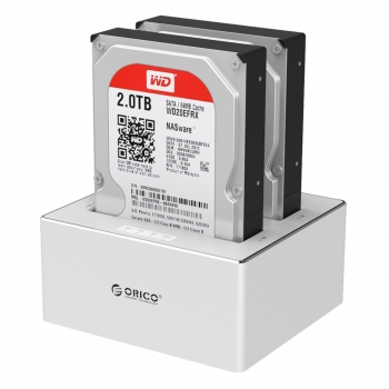 ORICO-กล่องโอนถ่ายข้อมูลฮาร์ดดิสก์2ช่อง-รุ่น6828US3