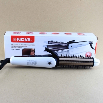 NOVA-เครื่องหนีบผม-ม้วนผม-3IN1-ทัวร์มาลีนเซรามิก